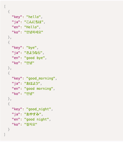 関数の扱い2(JSON)